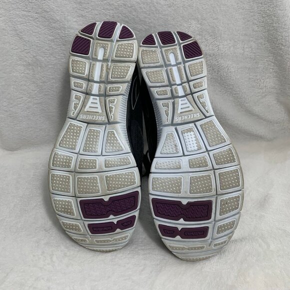 Sketchers women's 10 memory foam running workout sneakers - Picture 6 of 8